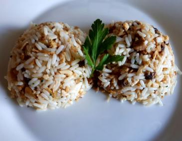 Hühnerreis mit Champignons Hühnerreis mit Champignons