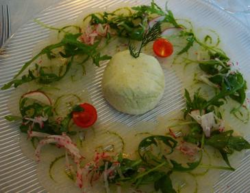 Topfen-Mousse mit Gurken Topfen-Mousse mit Gurken