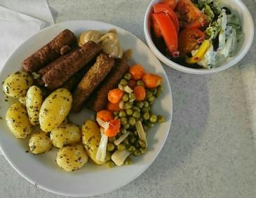 Cevapcici mit scharfer Sauce Cevapcici mit scharfer Sauce