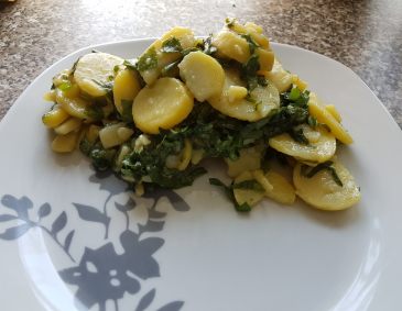 Kartoffelsalat mit Bärlauch Kartoffelsalat mit Bärlauch
