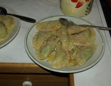Mangoldtascherln mit Schafkäse Mangoldtascherln mit Schafkäse