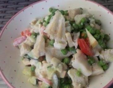 Gebundener Fischsalat Gebundener Fischsalat