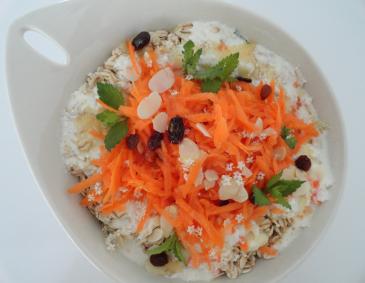 Karottenmuesli Karottenmuesli