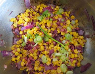 Mais mit Speck Mais mit Speck