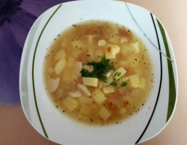 Kartoffelsuppe mit Schwammerln Kartoffelsuppe mit Schwammerln