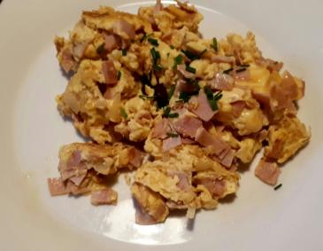 Eierspeis mit Schinken Eierspeis mit Schinken