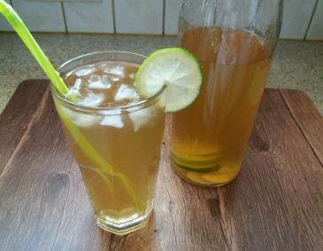 Ingwer-Limetten-Eistee Ingwer-Limetten-Eistee