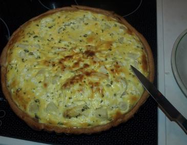 Spargelquiche mit Hüttenkäse Spargelquiche mit Hüttenkäse