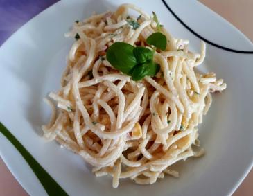 Spaghettisalat Spaghettisalat
