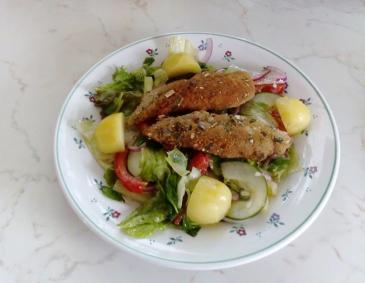 Backhendlsalat Backhendlsalat