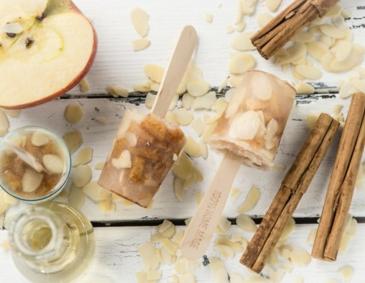 Apfelstrudel-Eis am Stiel Apfelstrudel-Eis am Stiel