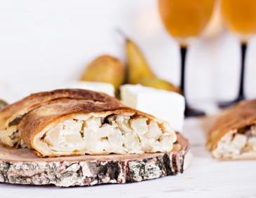 Birnen-Käse-Lauchstrudel Birnen-Käse-Lauchstrudel