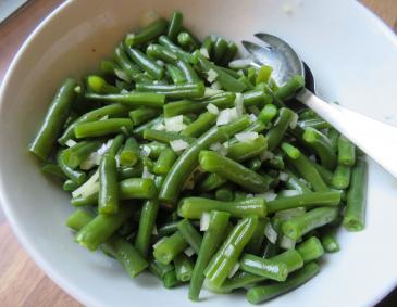 Fisolensalat nach Omas Art Fisolensalat nach Omas Art