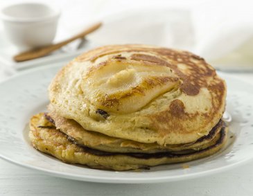 Birnen-Upside-Down-Pancakes Birnen-Upside-Down-Pancakes