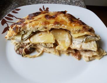 Zucchini-Erdäpfel-Auflauf Zucchini-Erdäpfel-Auflauf