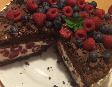Topfen-Obst-Torte Topfen-Obst-Torte