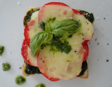 Toast Caprese Toast Caprese