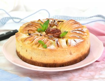 Apfelspiralen-Cheesecake Apfelspiralen-Cheesecake