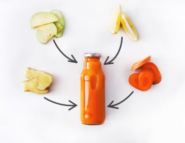 Karotten-Ingwer-Smoothie Karotten-Ingwer-Smoothie
