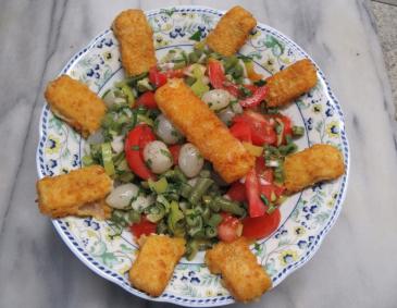 Fischstäbchensalat Fischstäbchensalat