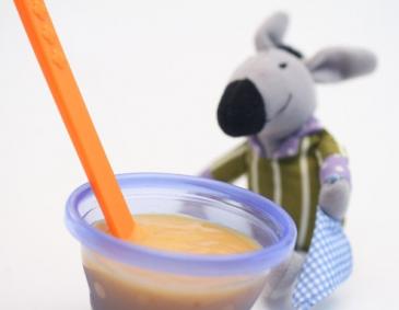 Babynahrung: Bananen-Mango-Brei Babynahrung: Bananen-Mango-Brei