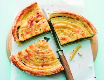 Makkaroni-Spinat-Tarte
