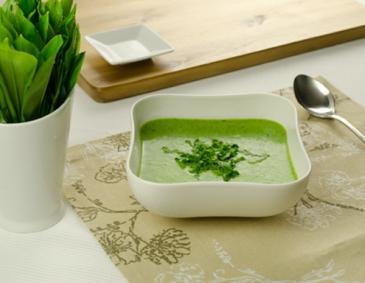 Bärlauchcremesuppe mit Kartoffeln Bärlauchcremesuppe mit Kartoffeln
