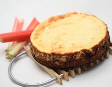 Vollkorn-Rhabarberkuchen Vollkorn-Rhabarberkuchen