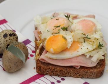 Wachteleier-Toast Wachteleier-Toast