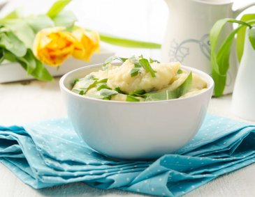 Bärlauch-Erdäpfel-Püree Bärlauch-Erdäpfel-Püree