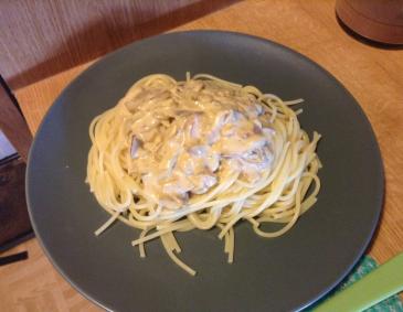 Champignon-Paprika-Spaghetti Champignon-Paprika-Spaghetti