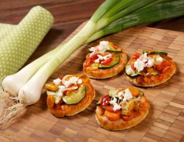 Mini-Pizze „Verdure" Mini-Pizze „Verdure"
