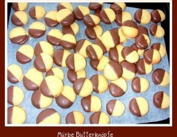 Mürbe Butterknöpfe Mürbe Butterknöpfe