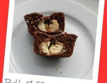 Schokomuffins mit Raffaellokern Schokomuffins mit Raffaellokern