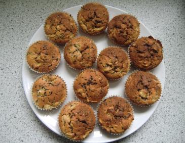 Bananen-Schoko-Muffins Bananen-Schoko-Muffins