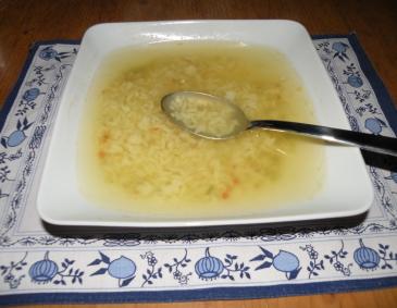 Blitzschnelle Reissuppe Blitzschnelle Reissuppe