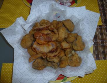 Gebackene Champignons Gebackene Champignons