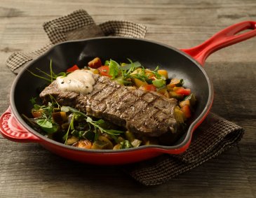 Entrecôte mit Ratatouille Entrecôte mit Ratatouille