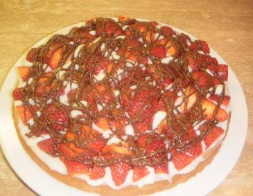 Erdbeer-Vanillepudding-Torte Erdbeer-Vanillepudding-Torte