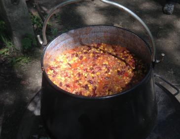 Chili con carne aus der Gulaschkanone Chili con carne aus der Gulaschkanone