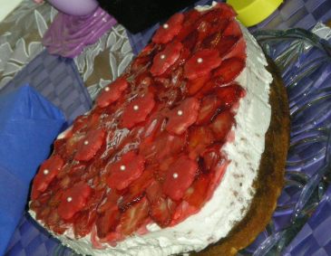 Erdbeer-Schoko-Schlag-Torte Erdbeer-Schoko-Schlag-Torte
