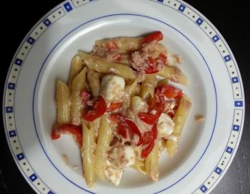 Pasta mit Thunfisch und Feta Pasta mit Thunfisch und Feta