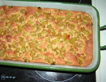 Rhabarberkuchen Rhabarberkuchen