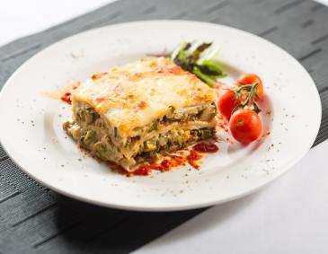 Lasagne mit grünem Spargel Lasagne mit grünem Spargel