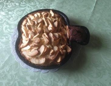 Versunkener Apfelkuchen Versunkener Apfelkuchen