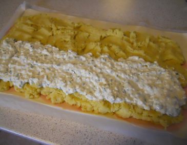 Erdäpfel-Frischkäsestrudel Erdäpfel-Frischkäsestrudel