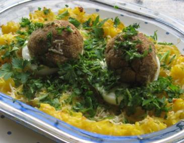 Gegrillte Eier mit Currypüree Gegrillte Eier mit Currypüree