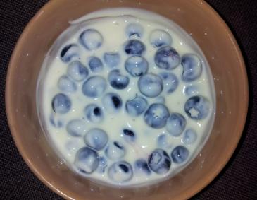 Heidelbeer-Vanille-Joghurt Heidelbeer-Vanille-Joghurt