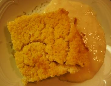 Hirseauflauf mit Vanillesauce Hirseauflauf mit Vanillesauce