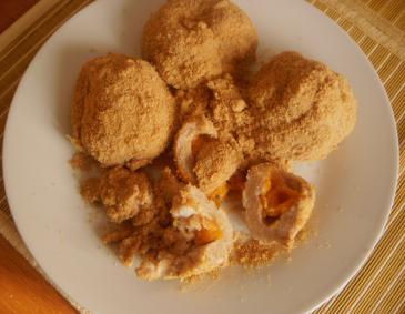 Marillenknödel aus Dinkelvollkornmehl Marillenknödel aus Dinkelvollkornmehl